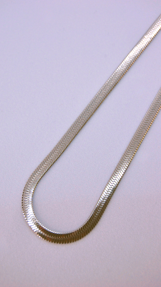 Silver Snake Necklace